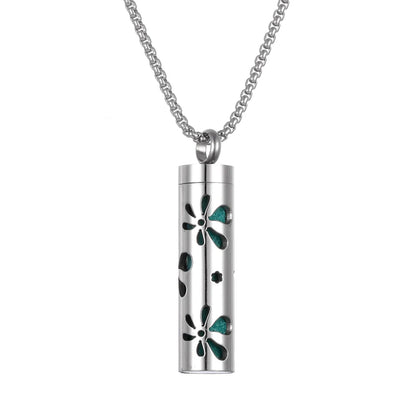 Essential Oil Diffuser Necklace - Stainless Steel Aromatherapy Locket