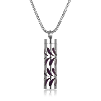 Essential Oil Diffuser Necklace - Stainless Steel Aromatherapy Locket