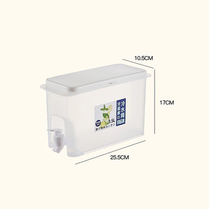 3.5L Water Dispenser with Faucet - Beverage Storage Tank & Organizer