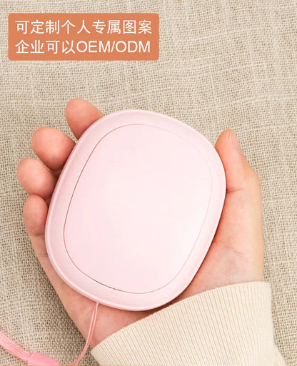 Portable Mini Hand Warmer - USB Rechargeable 3-Level Temperature Control