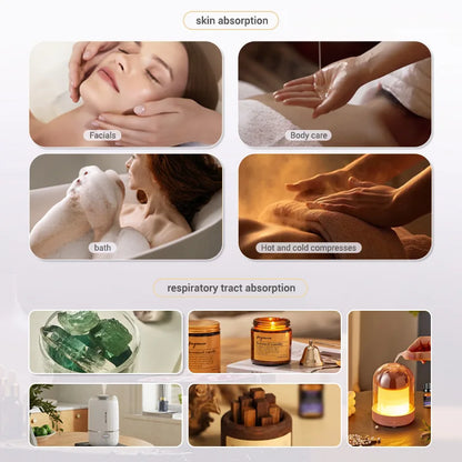 Premium Essential Oil Collection - 20 Scents for Diffusers & Humidifiers
