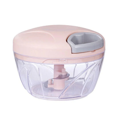 Multi-Function Manual Food Chopper - Meat Mincer & Garlic Press 500/900ml