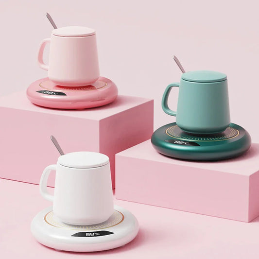 Electric Coffee Warmer - USB Mug Warmer with 3 Temperature Settings