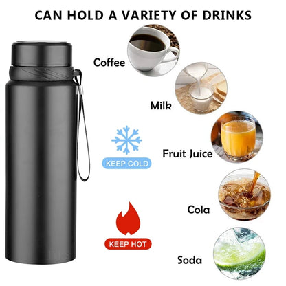 Smart LED Temperature Display Thermal Bottle - 24Hr Hot/Cold