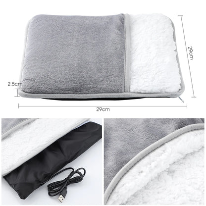 USB Rechargeable Hand Warmer - Portable Electric Heater for Winter