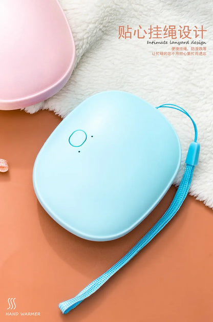 Portable Mini Hand Warmer - USB Rechargeable 3-Level Temperature Control