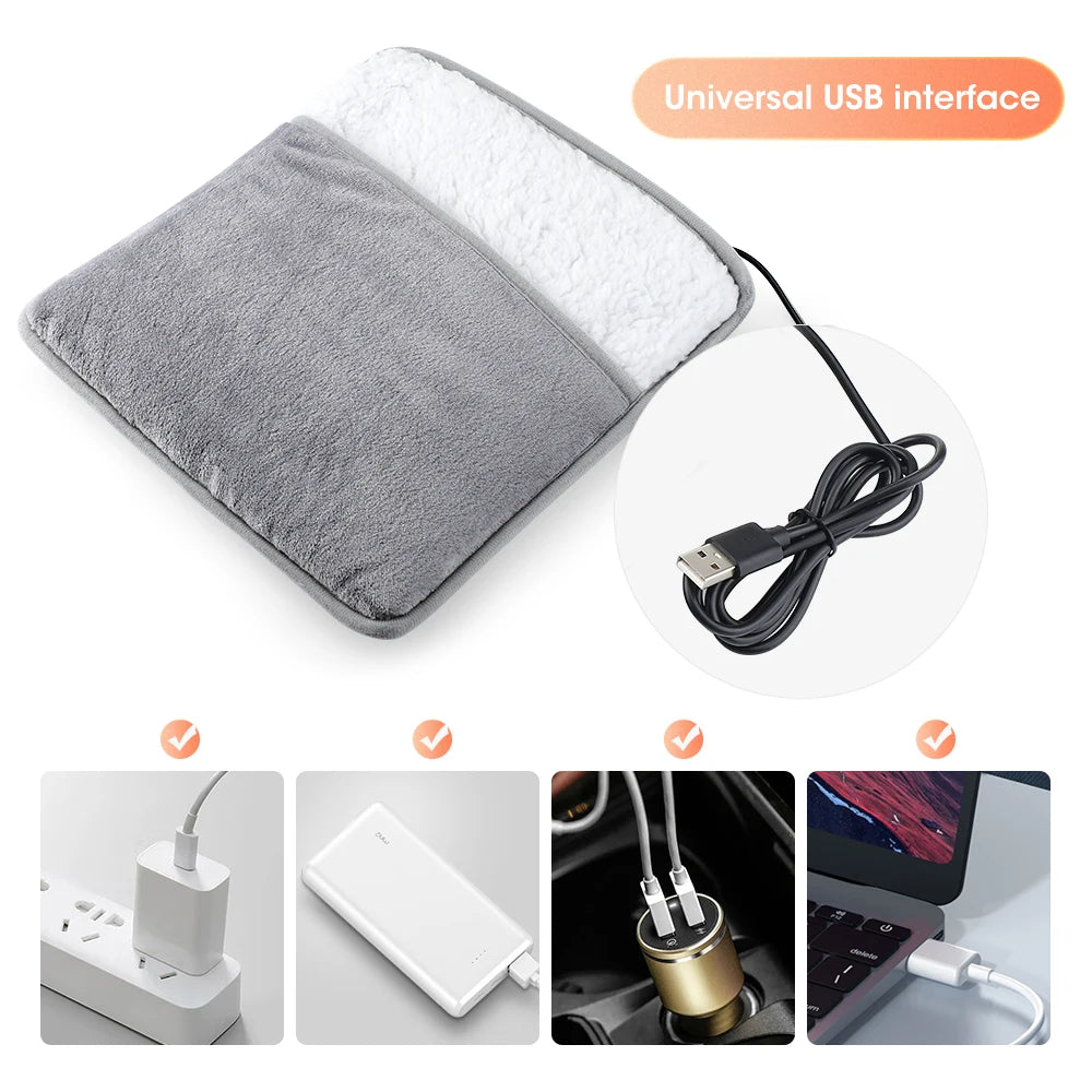 USB Rechargeable Hand Warmer - Portable Electric Heater for Winter