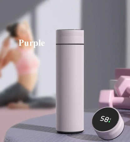 500ML Temperature Display Thermos - Stainless Steel Vacuum Insulated Cup
