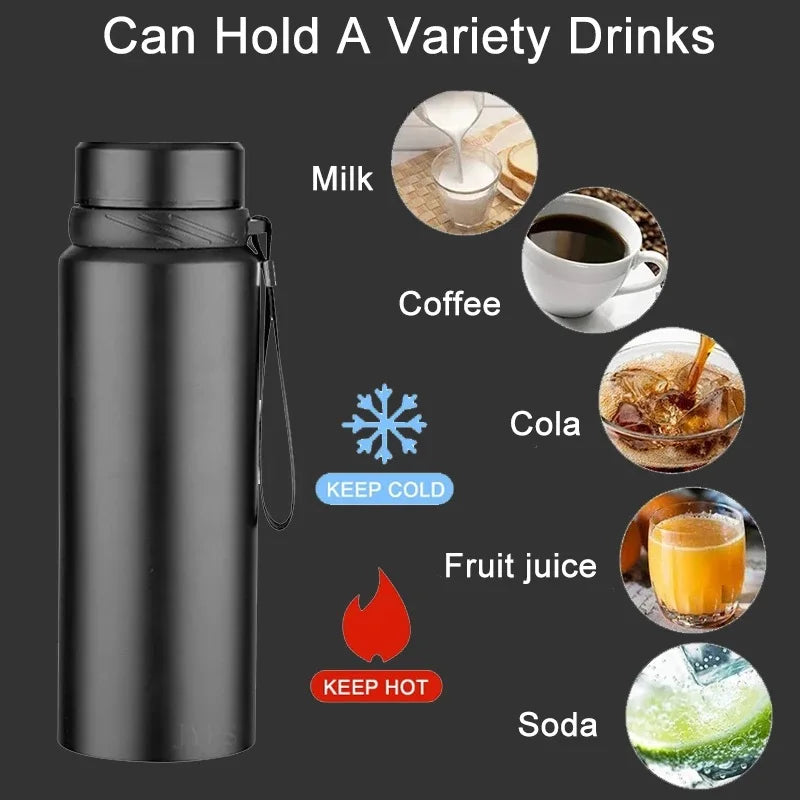 Smart LED Temperature Display Thermal Bottle - 24Hr Hot/Cold