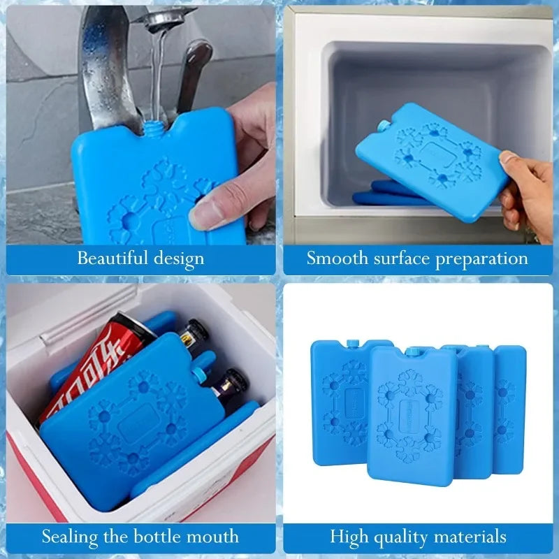 Portable Ice Pack - Reusable Freezer Cooling Pack for Food Storage