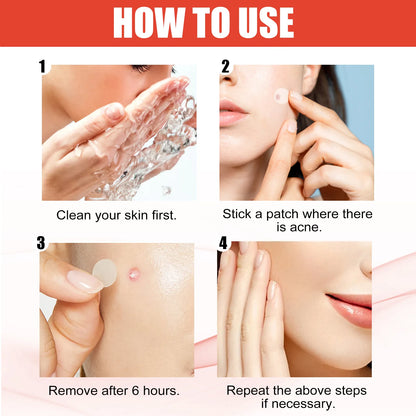 Hydrocolloid Acne Patches - Invisible Pimple Repair Patches