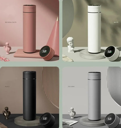 500ML Temperature Display Thermos - Stainless Steel Vacuum Insulated Cup