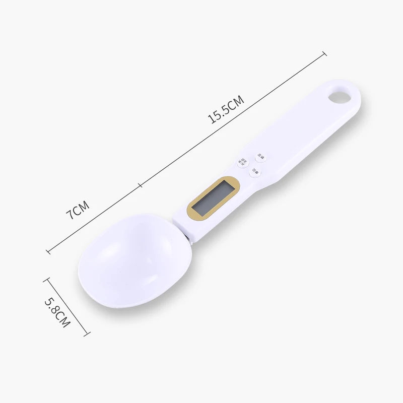 Precision Digital Kitchen Scale 500g - 0.1g Accuracy LCD Spoon Scale