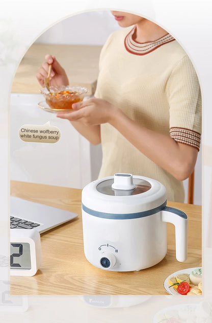 1.7L Electric Rice Cooker - Multi Cooker with Non-Stick Pot