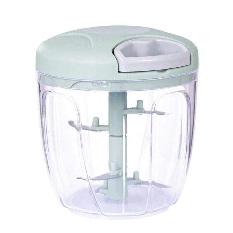 Multi-Function Manual Food Chopper - Meat Mincer & Garlic Press 500/900ml