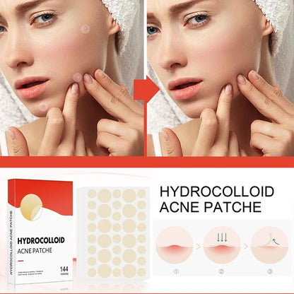 Hydrocolloid Acne Patches - Invisible Pimple Repair Patches