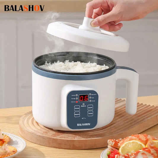 1.7L Electric Rice Cooker - Multi Cooker with Non-Stick Pot