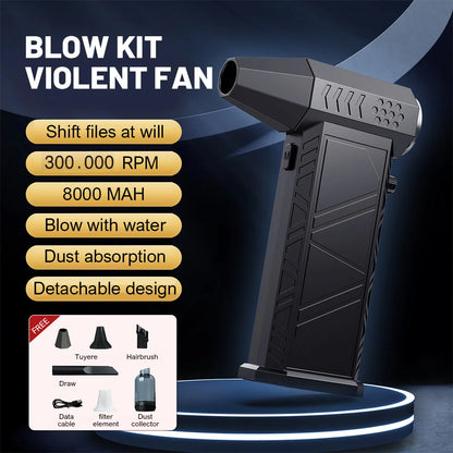 X9 Turbo Jet Blower 300,000RPM - Professional Air Duster for Electronics