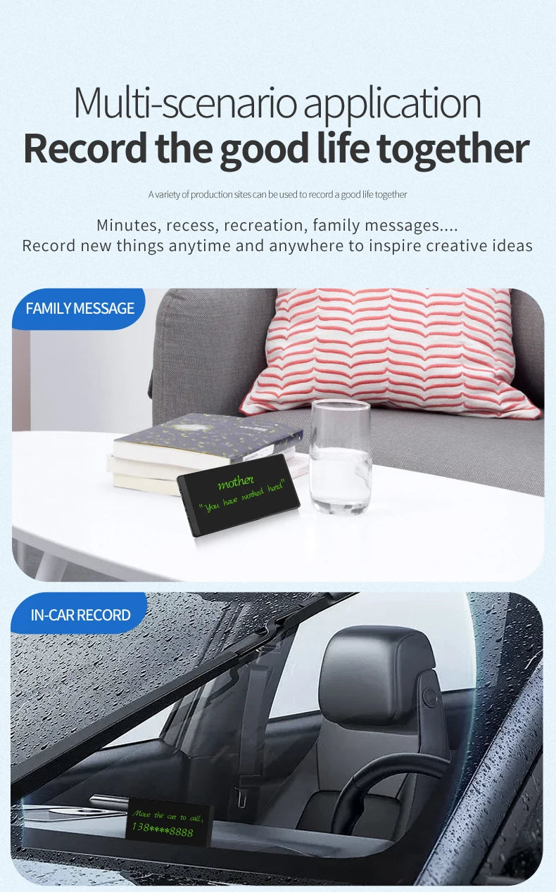 LCD Writing Tablet 6.5 Inch - Digital Drawing Board for Kids & Adults