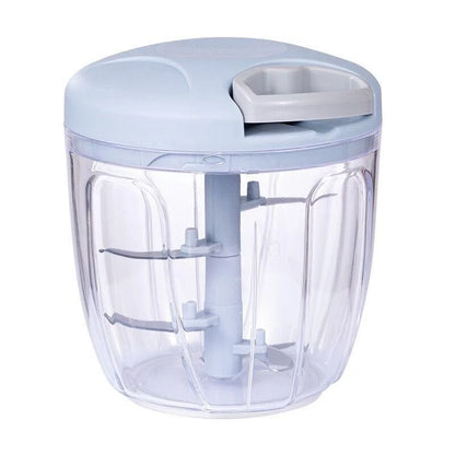 Multi-Function Manual Food Chopper - Meat Mincer & Garlic Press 500/900ml